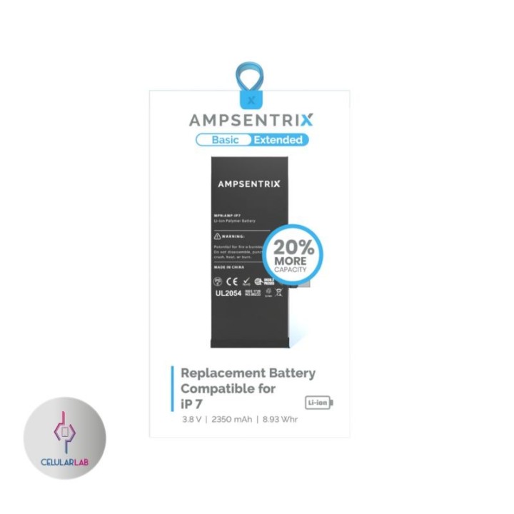 Batería iPhone 7 AmpSentrix Basic