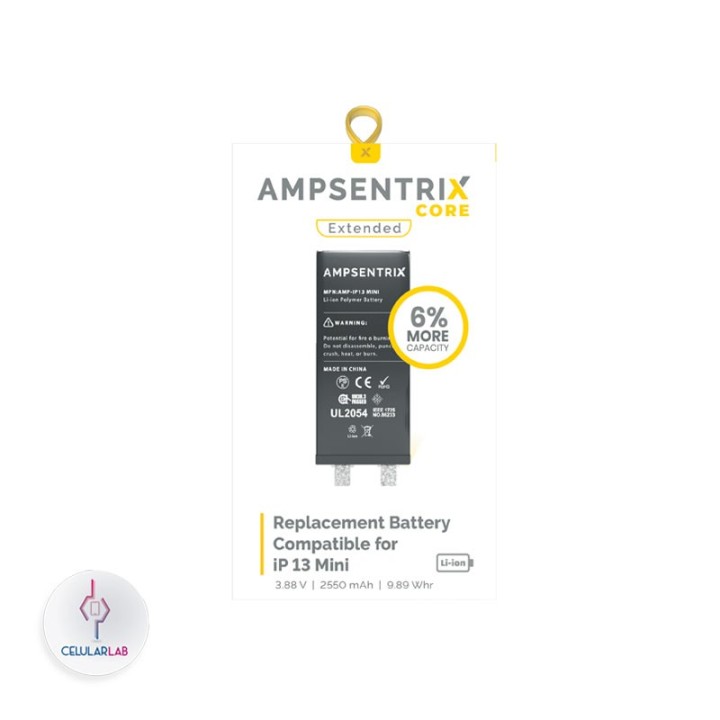 Batería iPhone 13 Mini AmpSentrix Core