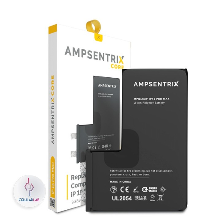 Batería iPhone 15 Pro Max AmpSentrix Core