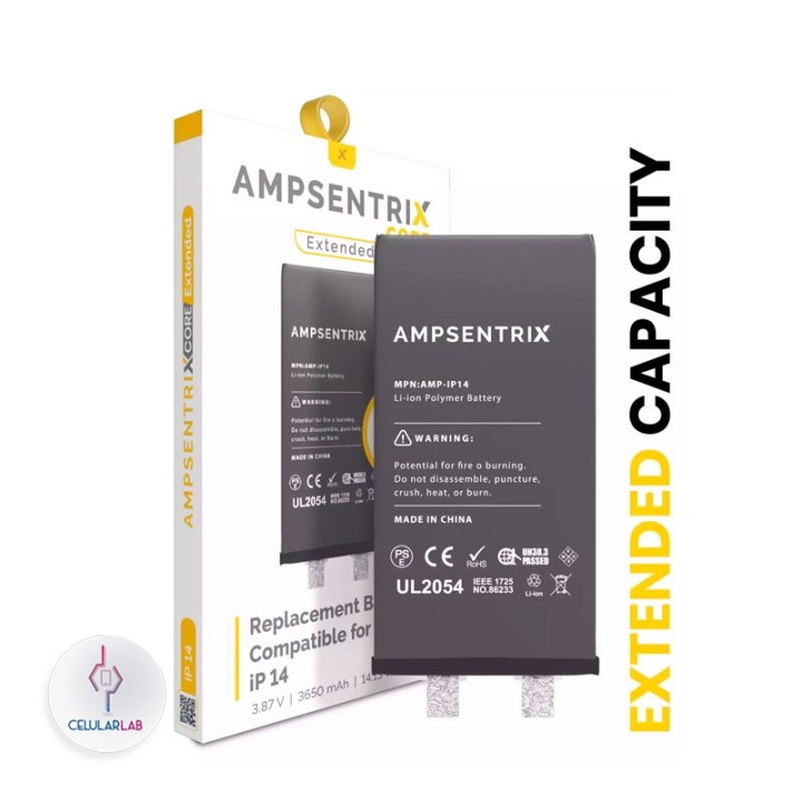 Batería iPhone 14 AmpSentrix Core