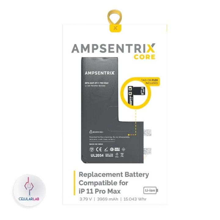 Batería iPhone 11 Pro Max AmpSentrix Core - foto 2