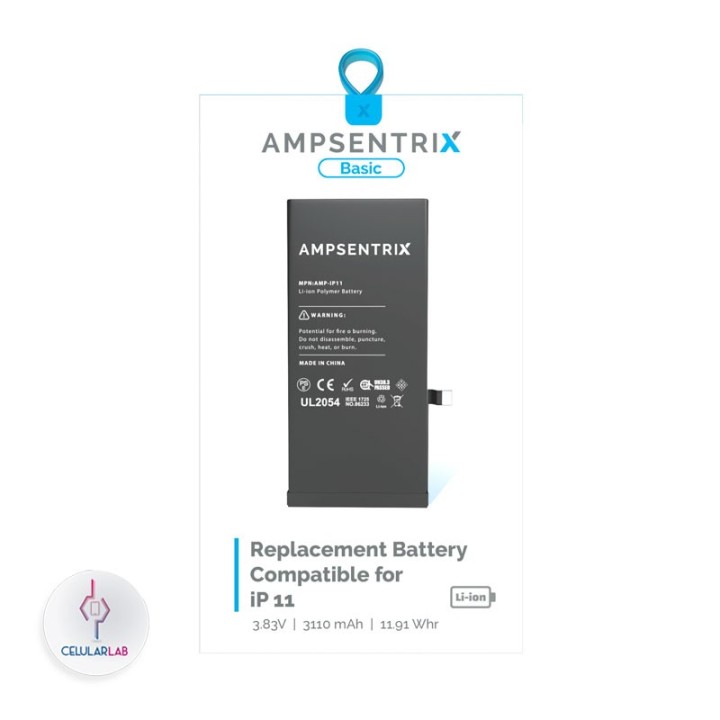 Batería iPhone 11 AmpSentrix Basic - foto 2