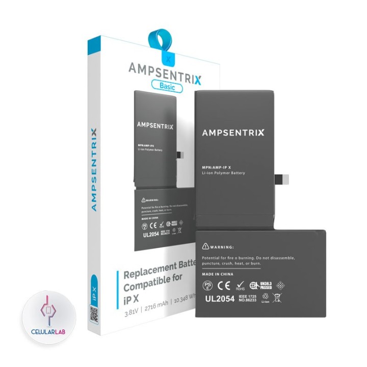 Batería iPhone X AmpSentrix Basic - foto 2