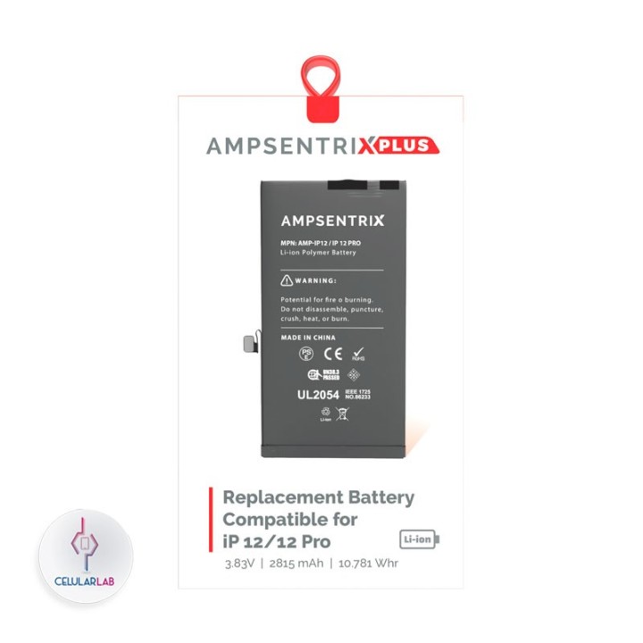 Batería iPhone 12 Pro AmpSentrix Plus