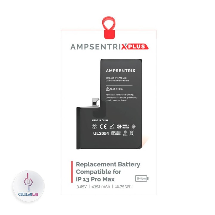 Batería iPhone 13 pro Max AmpSentrix Plus