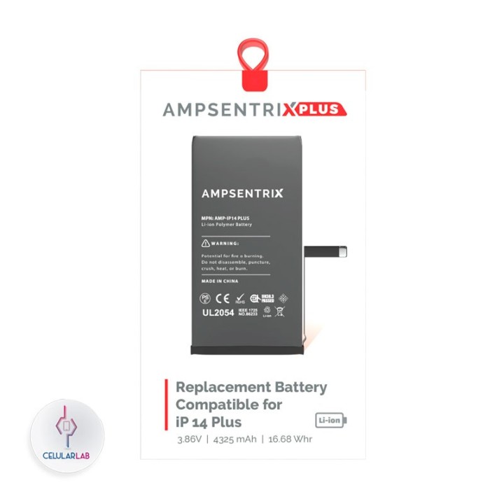 Batería iPhone 14 Plus AmpSentrix Plus - foto 2