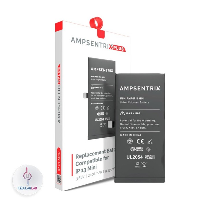Batería iPhone 13 Mini AmpSentrix Plus