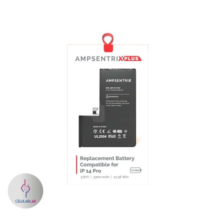 Batería iPhone 14 Pro AmpSentrix Plus
