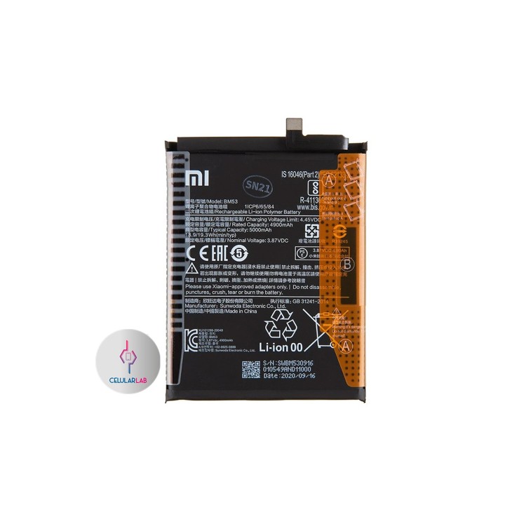 Batería Xiaomi Mi 10T Usado | Celular Lab
