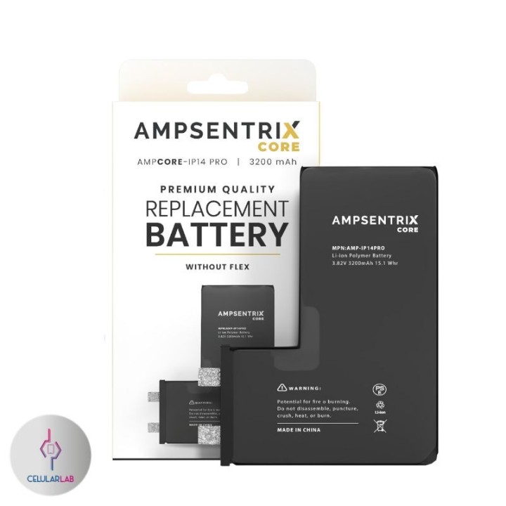 Batería iPhone 14 Pro AmpSentrix Core
