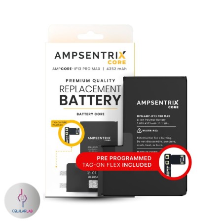 Bateria iPhone 13 Pro Max AmpSentrix Core 4352mAh Tag On