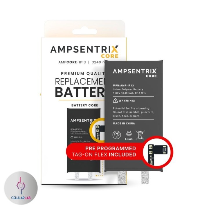 Batería iPhone 13 AmpSentrix Core