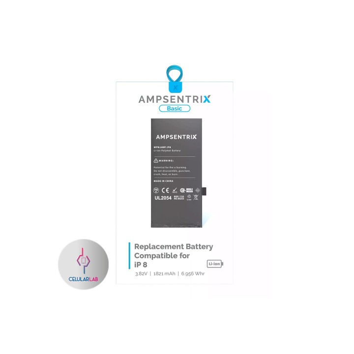 Bateria iPhone 8 AmpSentrix Basic