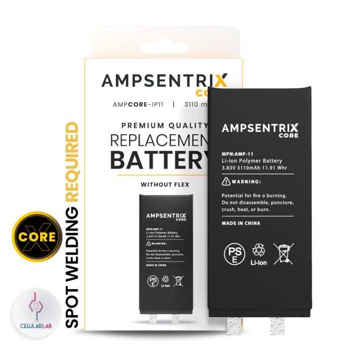 Batería iPhone 11 AmpSentrix Core