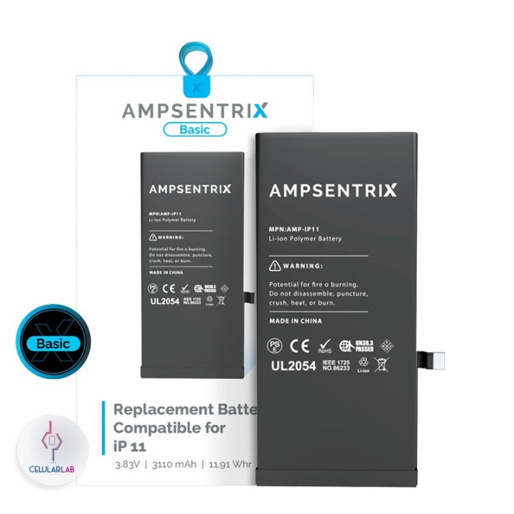 Batería iPhone 11 AmpSentrix Basic